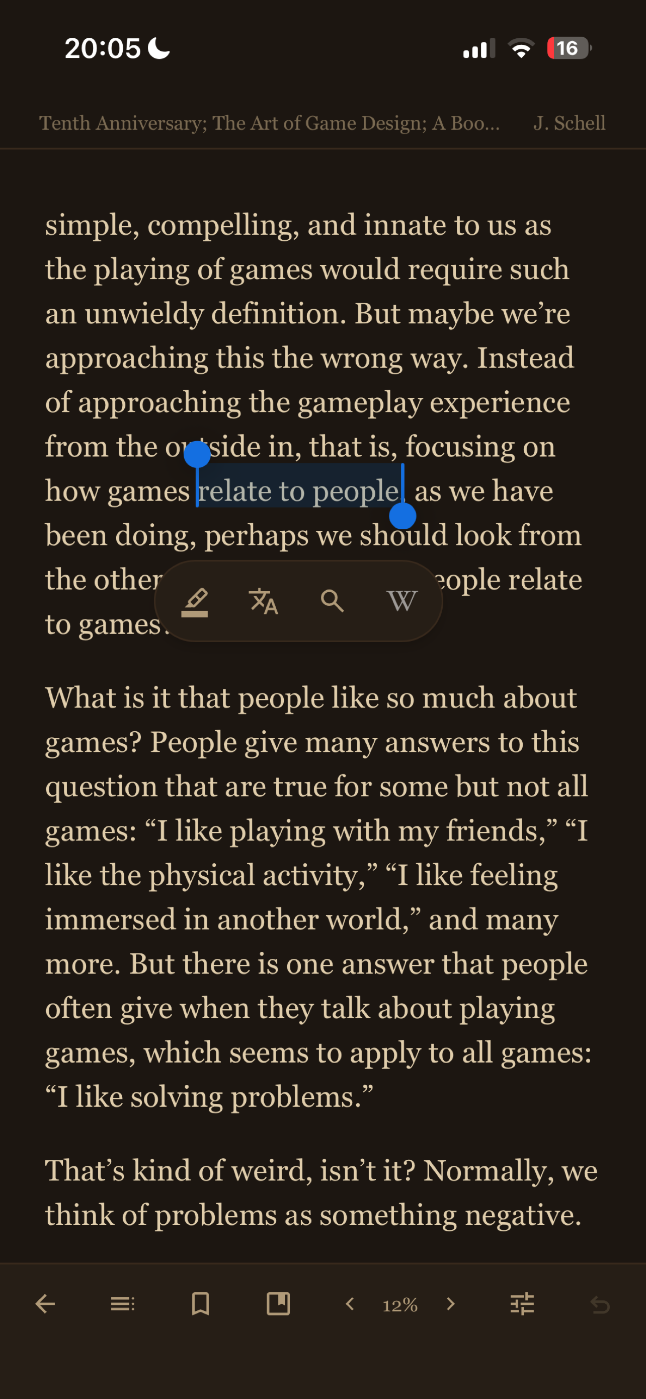 Text Selection and Notes